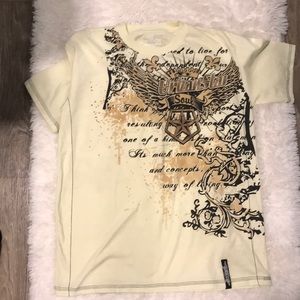 Yellow Urban Star T-shirt EUC